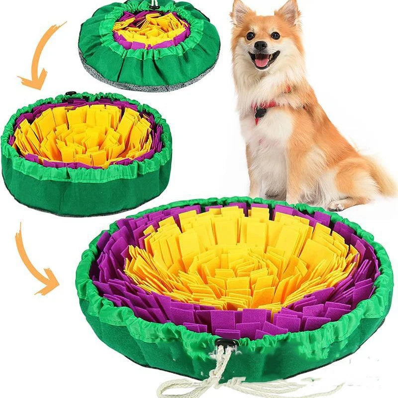 Dog Snuffle Mat — Interactive Slow Feeder & Enrichment Toy