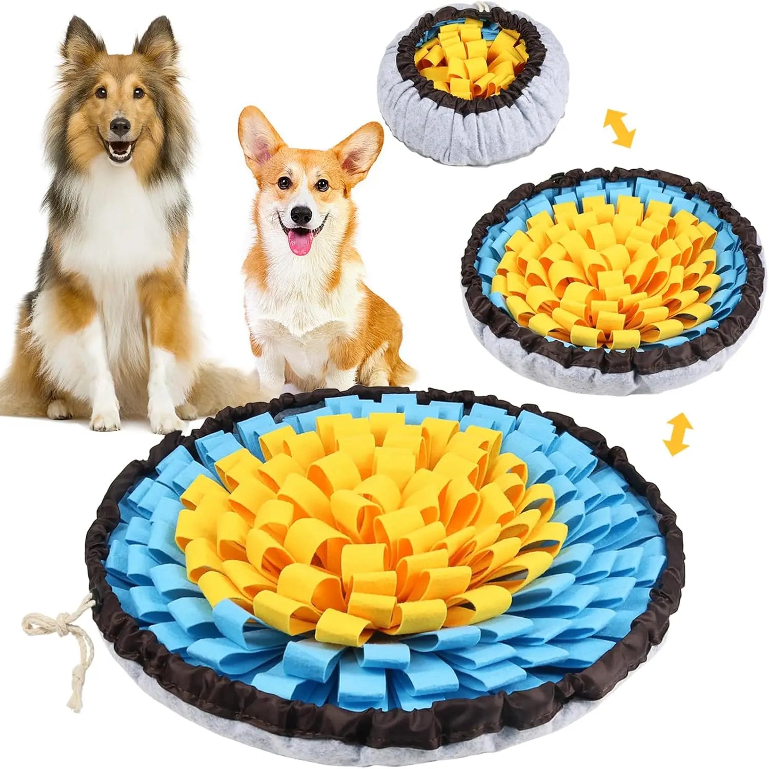 Dog Snuffle Mat — Interactive Slow Feeder & Enrichment Toy