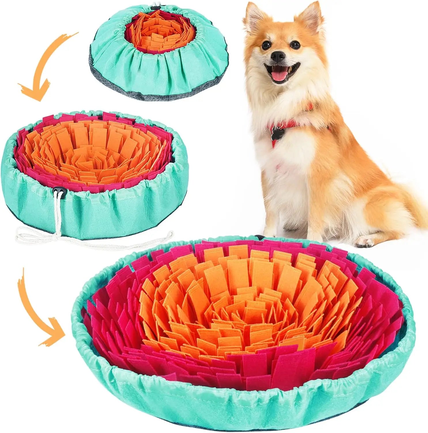 Dog Snuffle Mat — Interactive Slow Feeder & Enrichment Toy