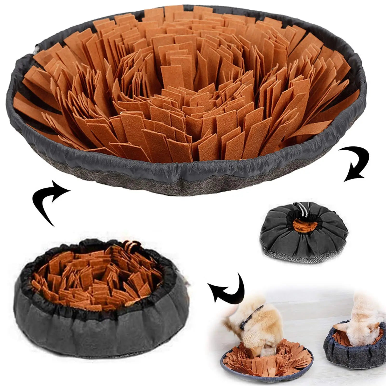 Dog Snuffle Mat — Interactive Slow Feeder & Enrichment Toy