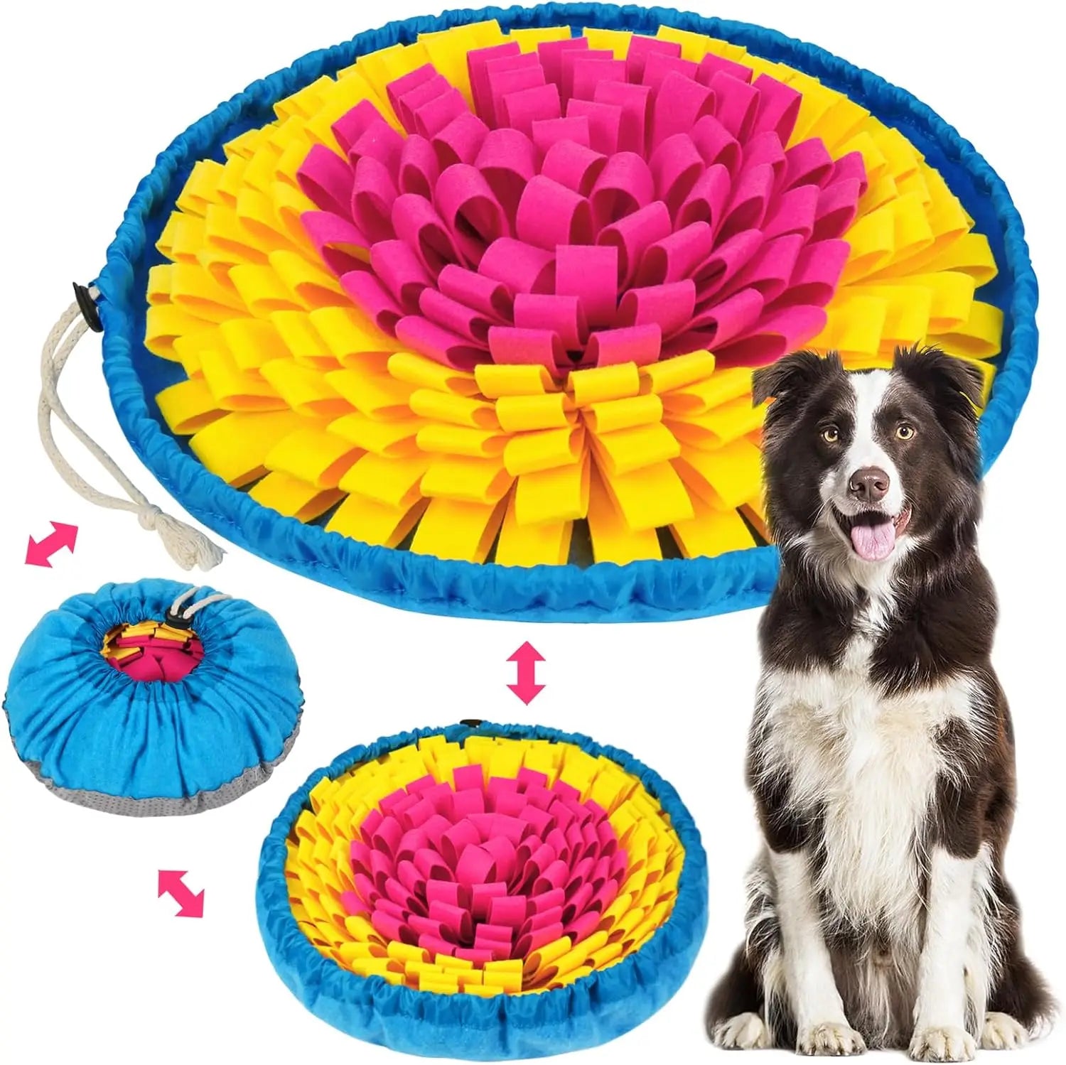 Dog Snuffle Mat — Interactive Slow Feeder & Enrichment Toy
